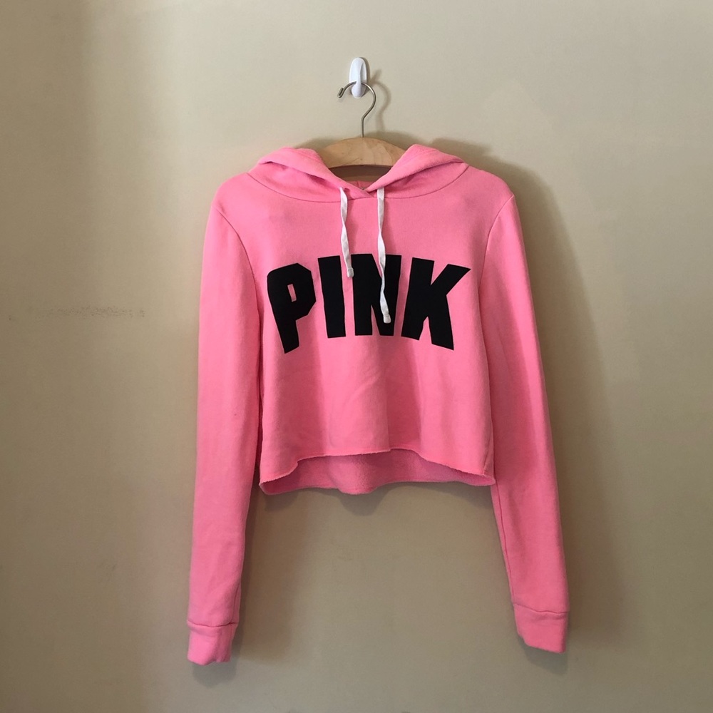 VS’s PINK Neon - Cropped hoodie